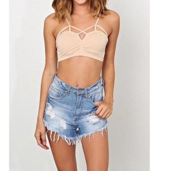 NUDE BRALETTE  - Picture 1 of 1